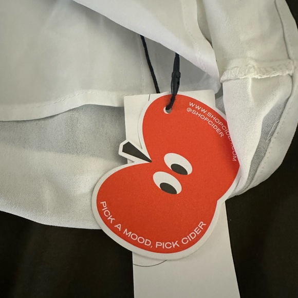 White Puff Sleeve Corset Back MIDI Dress - Picture 4 of 5